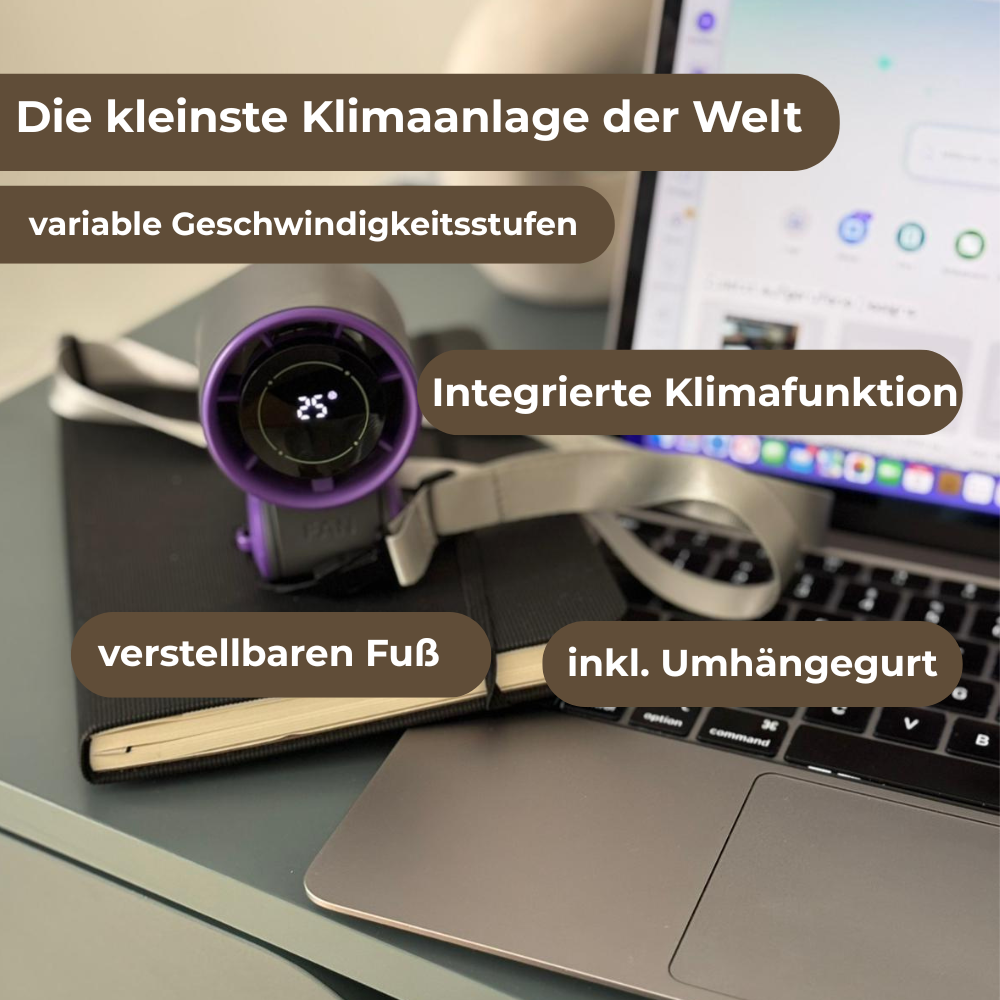 kyro - die kleinste Klimaanlage für unterwegs